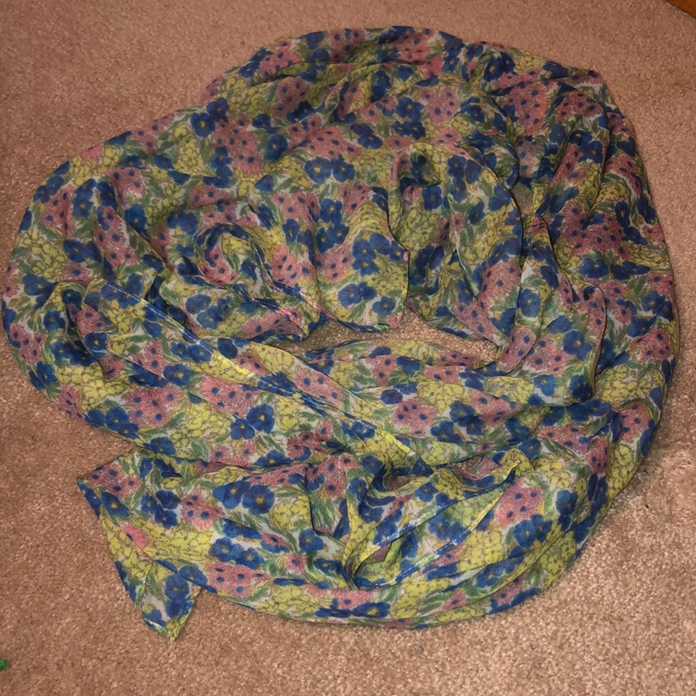Floral scarf